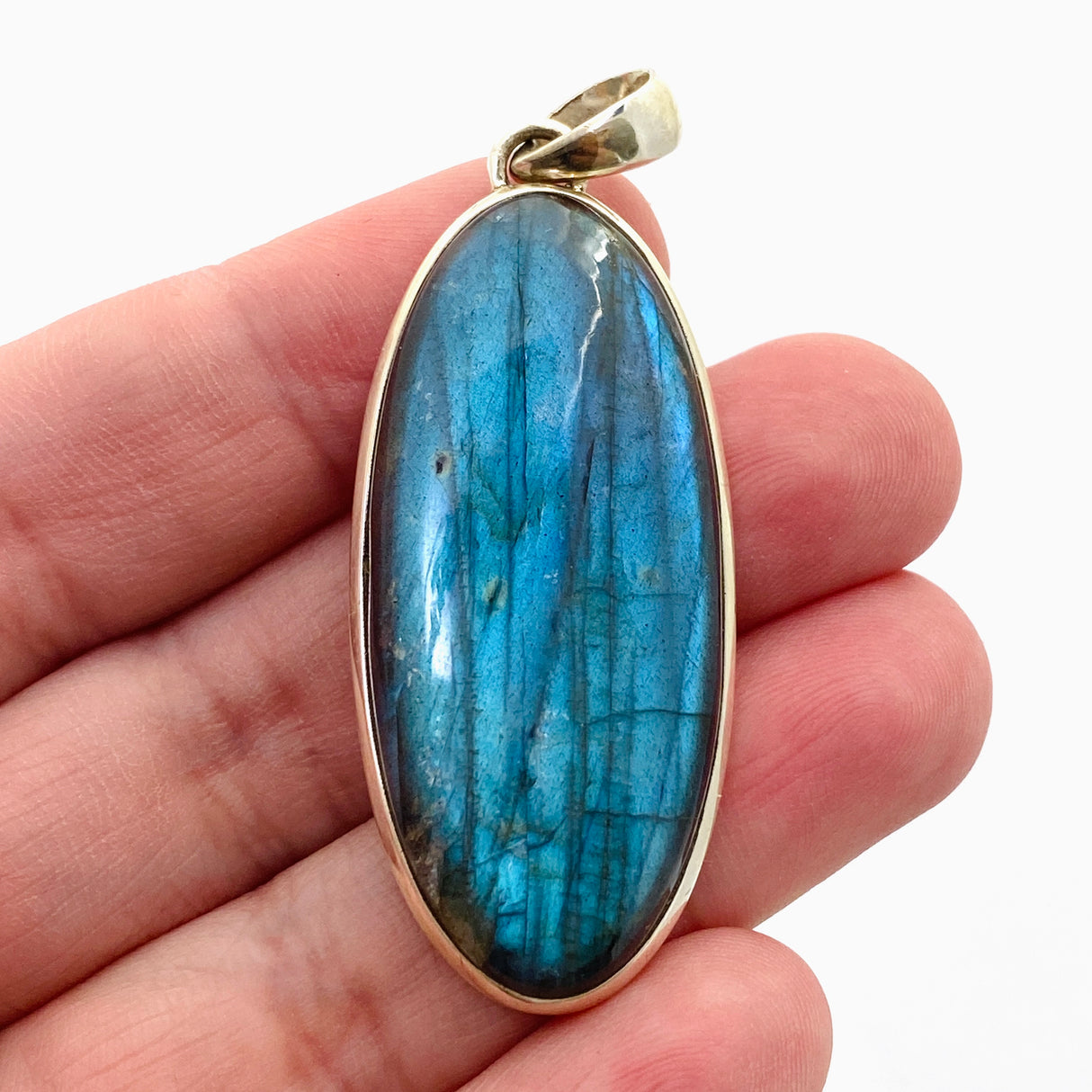 Labradorite Oval Cabochon Pendant PPGJ1049