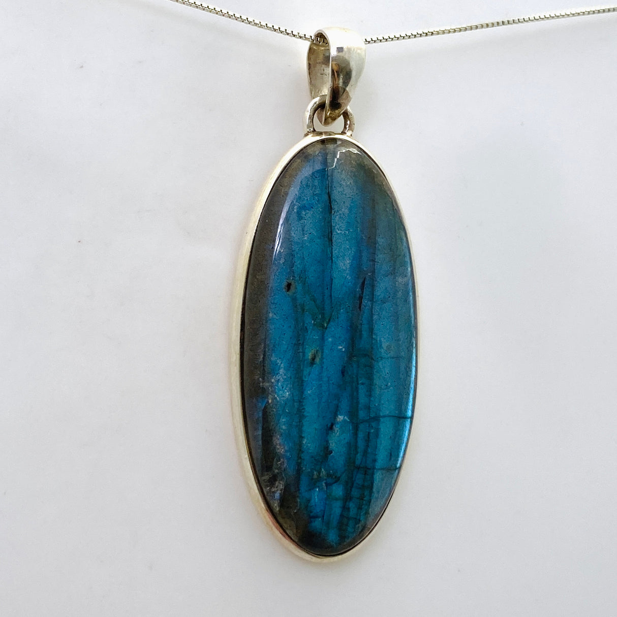 Labradorite Oval Cabochon Pendant PPGJ1049