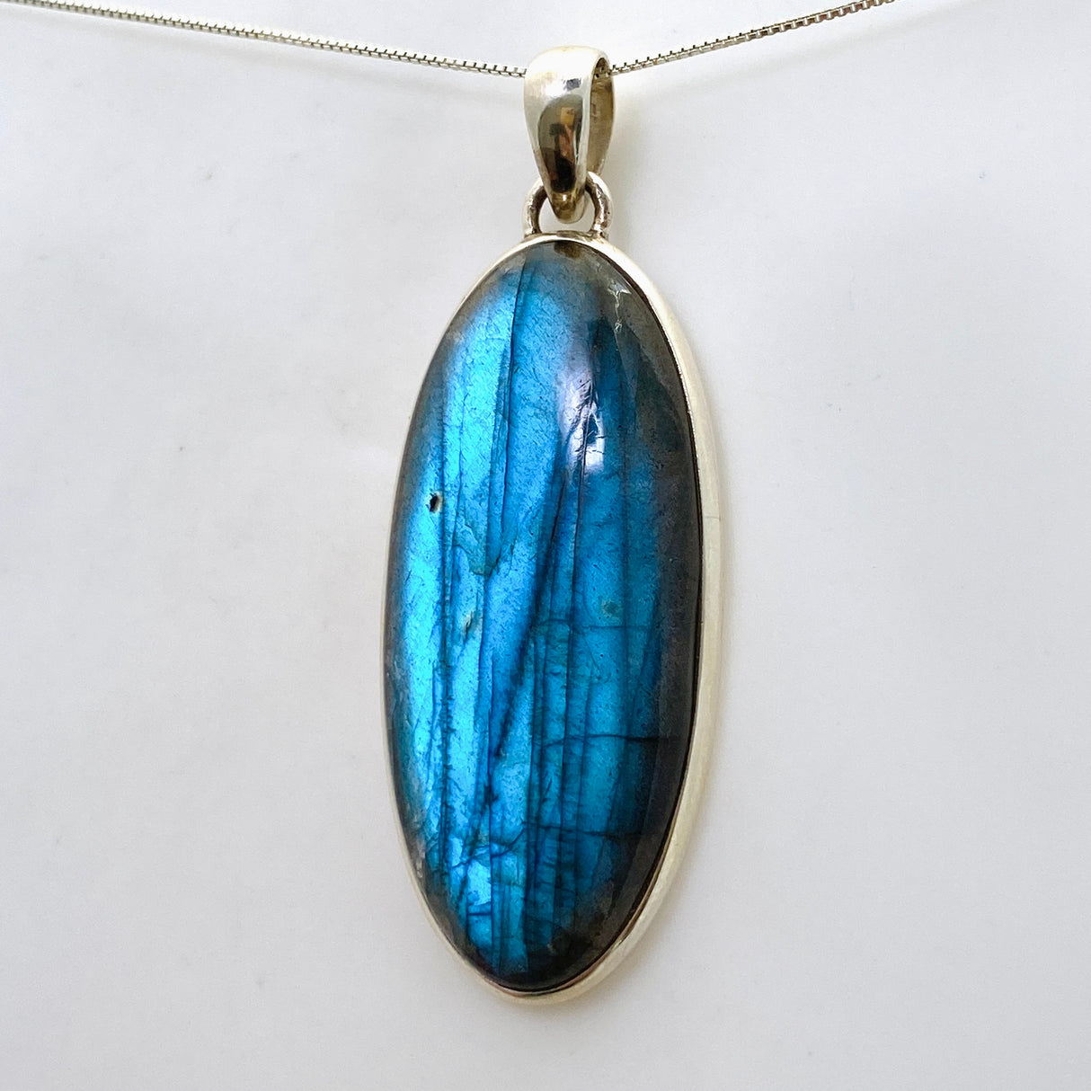 Labradorite Oval Cabochon Pendant PPGJ1049