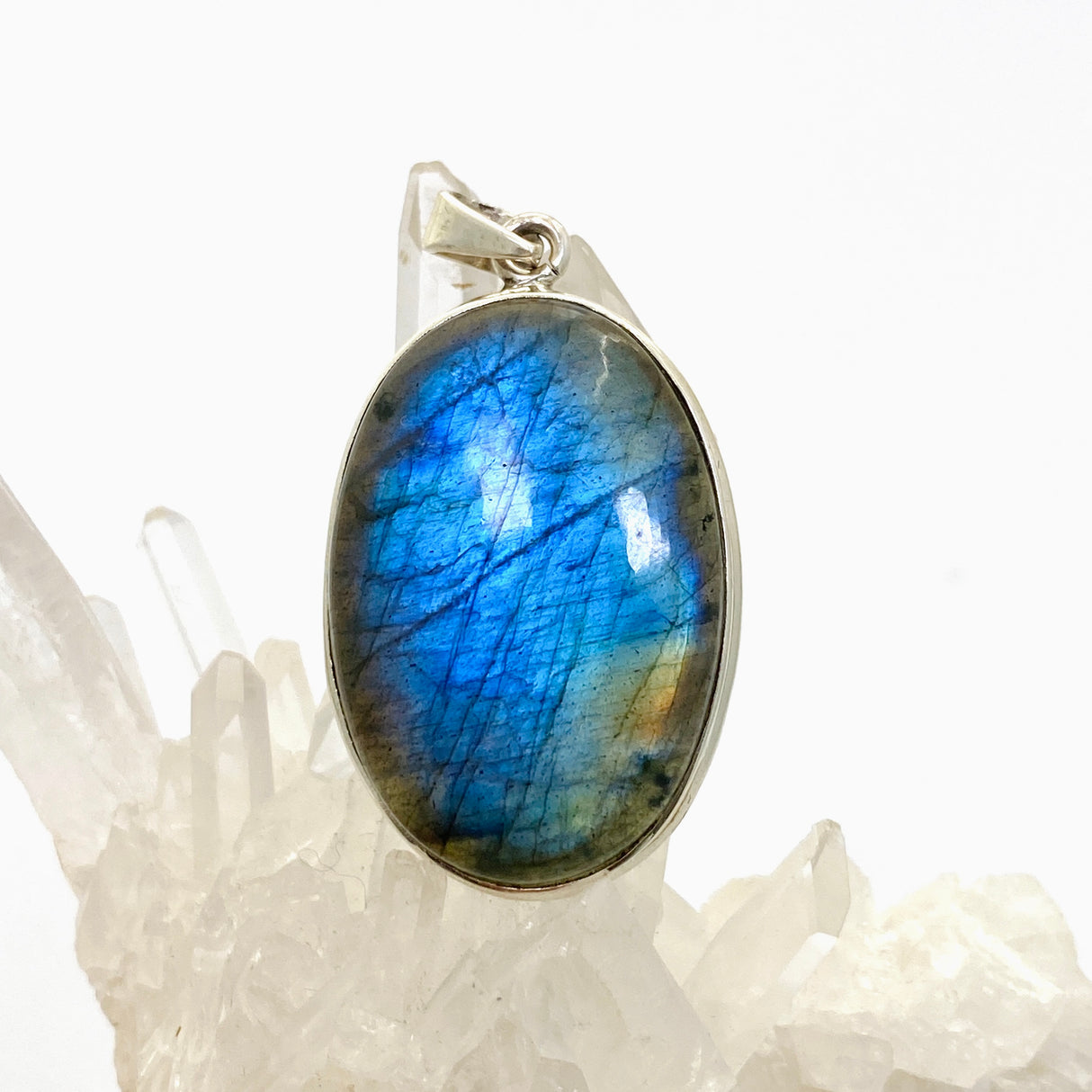 Labradorite Oval Cabochon Pendant THP-18