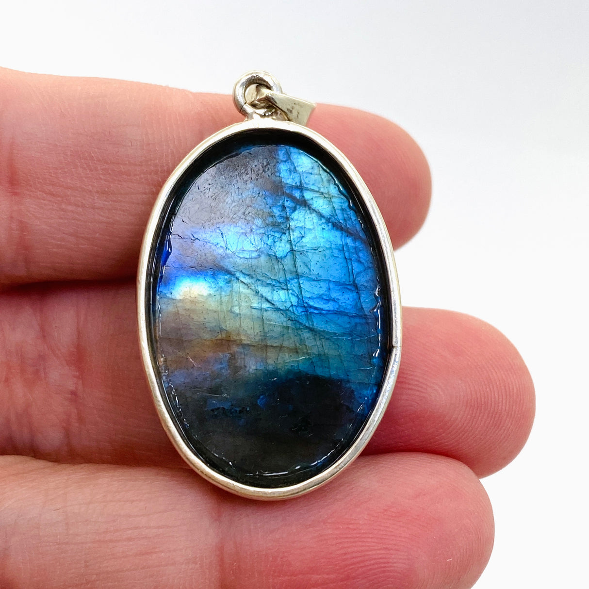 Labradorite Oval Cabochon Pendant THP-18