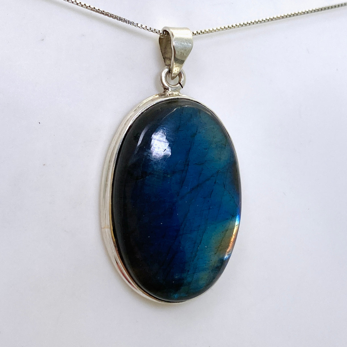 Labradorite Oval Cabochon Pendant THP-18