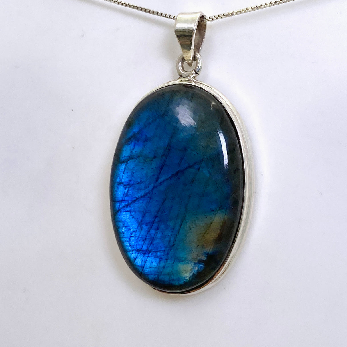 Labradorite Oval Cabochon Pendant THP-18