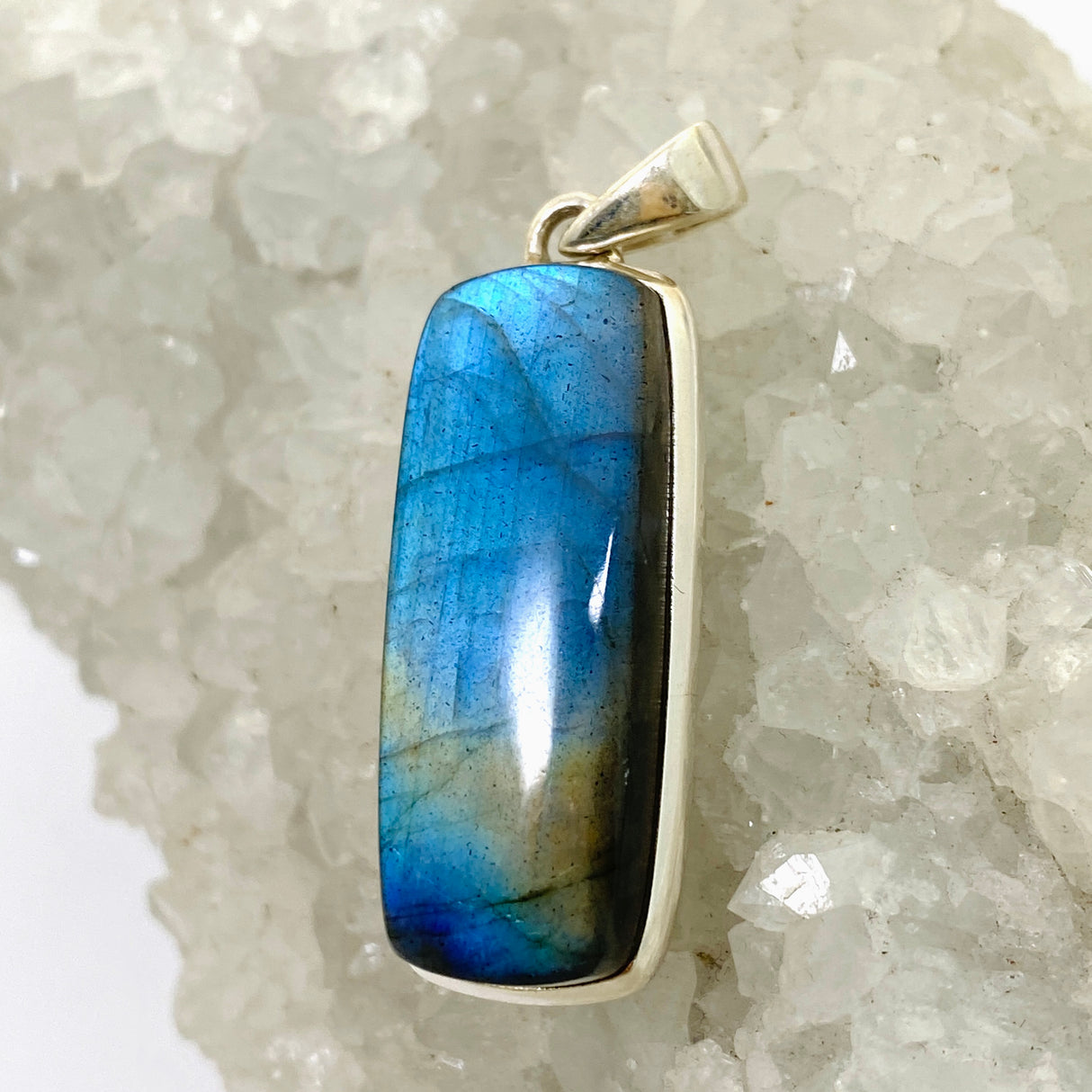 Labradorite Rectangular Cabochon Pendant PPGJ1056