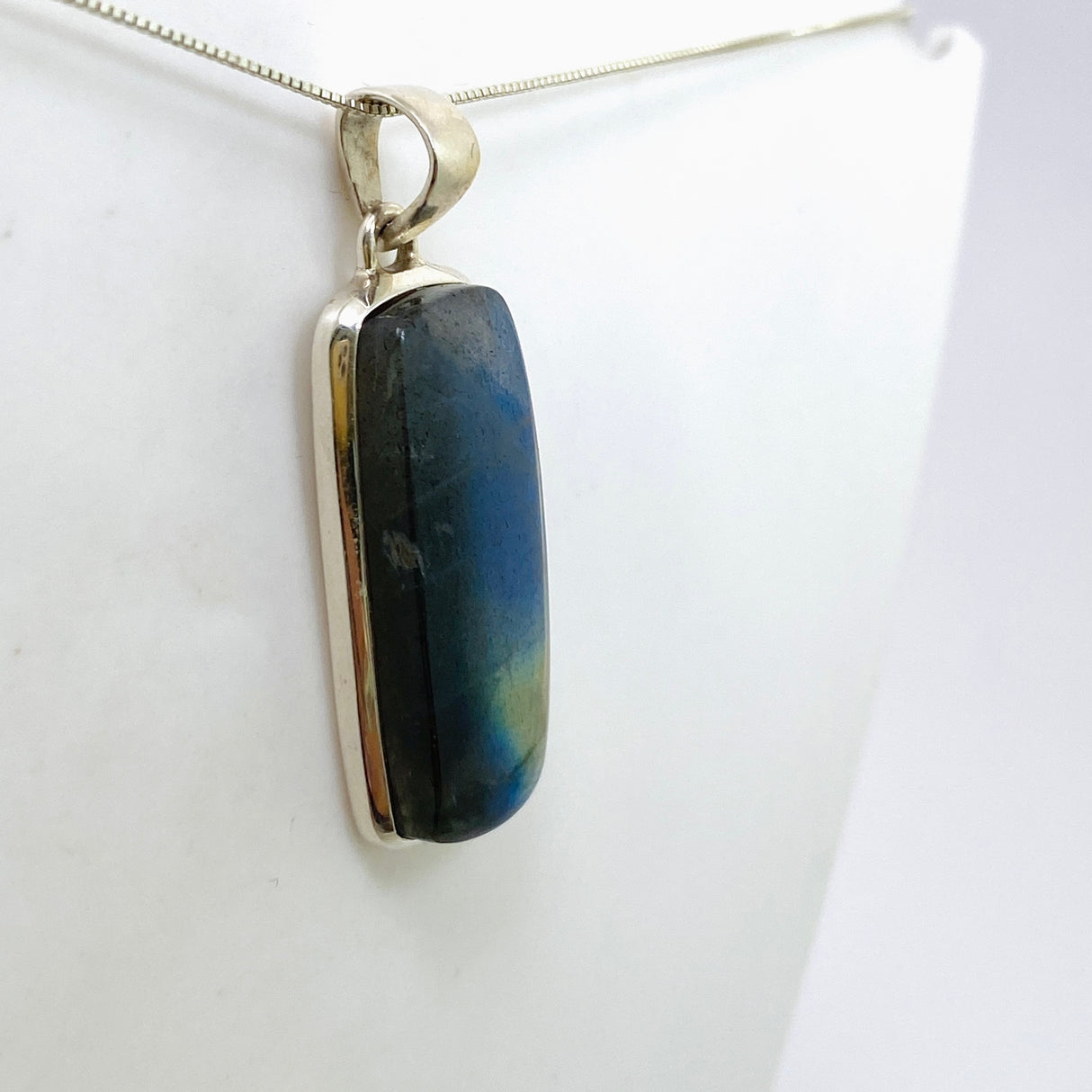 Labradorite Rectangular Cabochon Pendant PPGJ1056