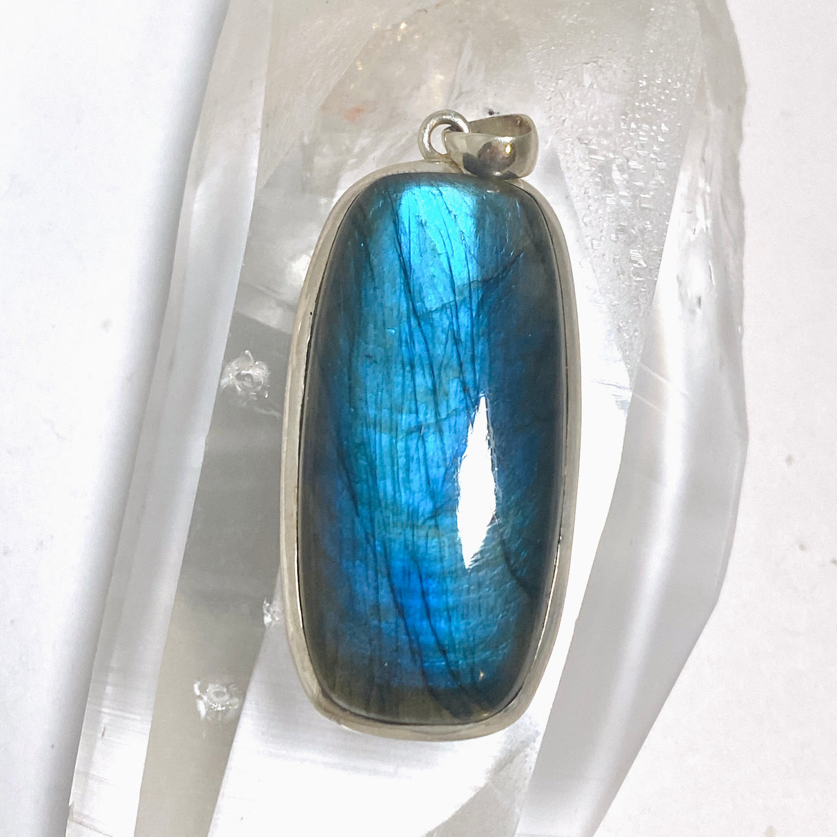 Labradorite Rectangular Cabochon Pendant THP-31
