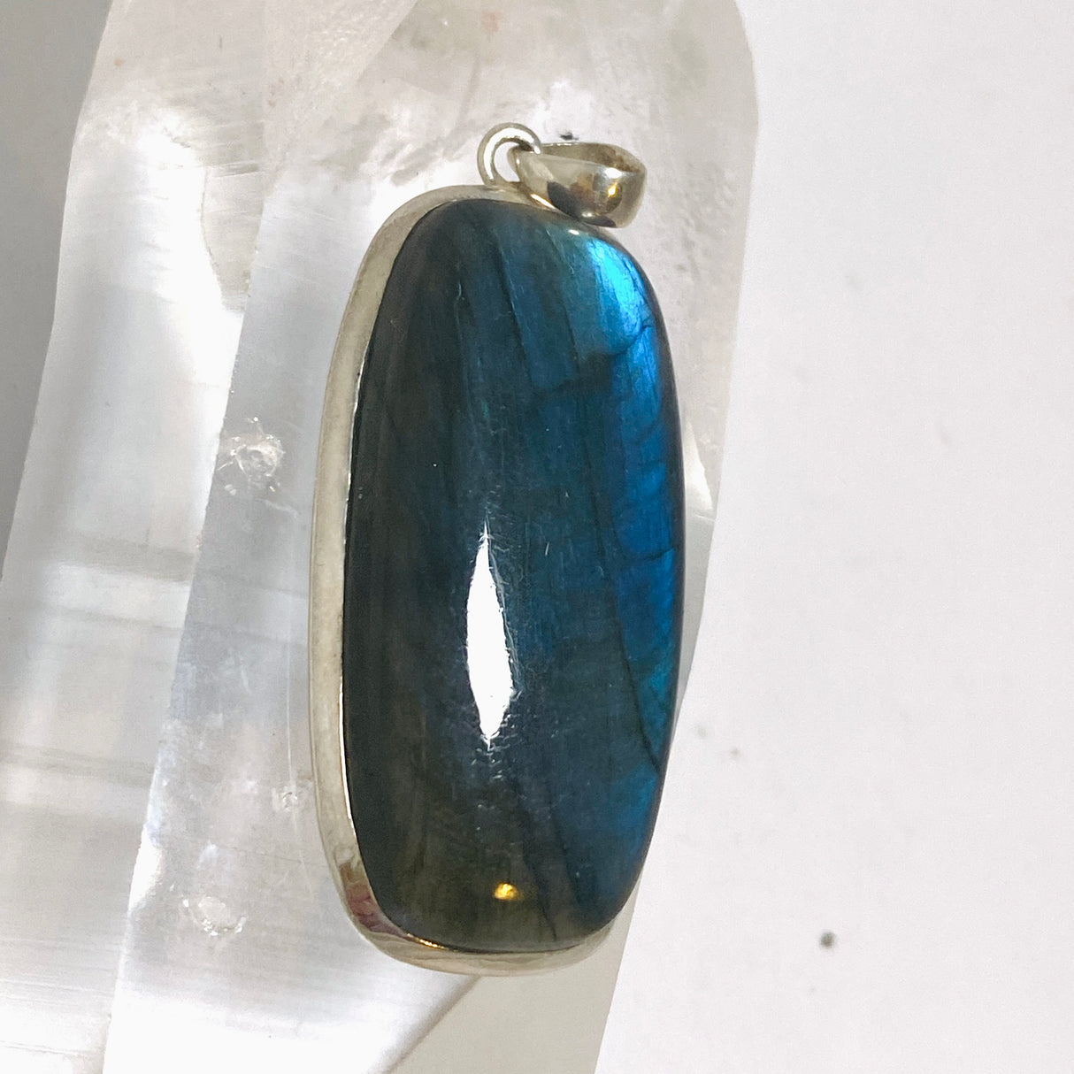 Labradorite Rectangular Cabochon Pendant THP-31