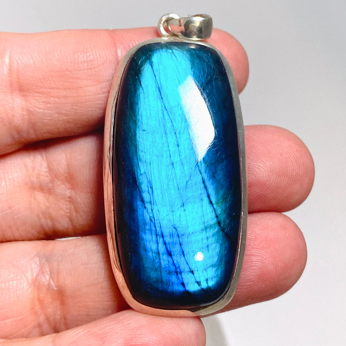 Labradorite Rectangular Cabochon Pendant THP-31