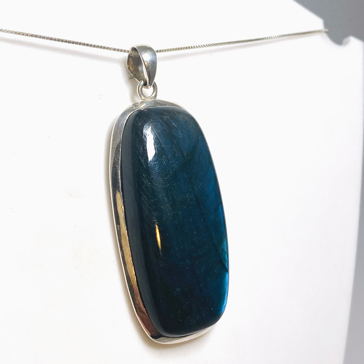 Labradorite Rectangular Cabochon Pendant THP-31