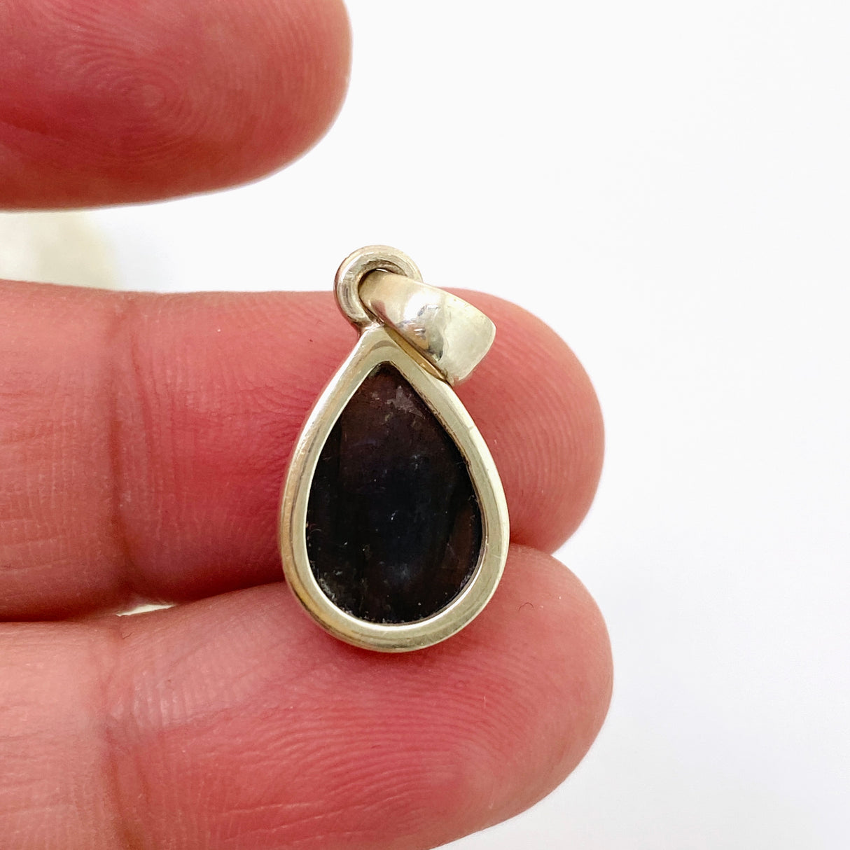 Labradorite Teardrop Cabochon Pendant PPGJ1050