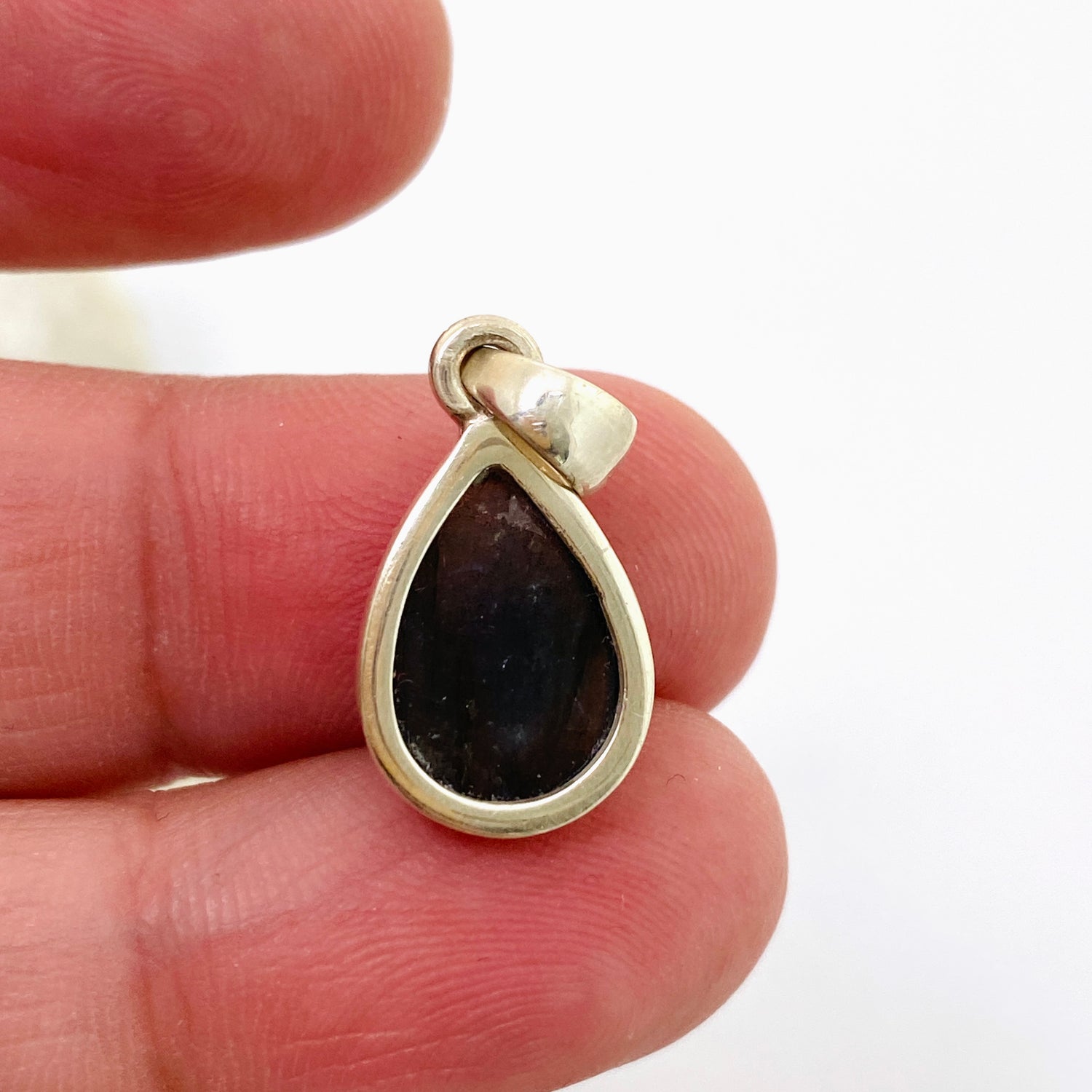 Labradorite Teardrop Cabochon Pendant PPGJ1050