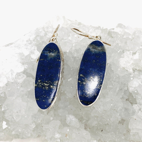 Lapis Lazuli Oval Earrings KEGJ1333 - Nature's Magick