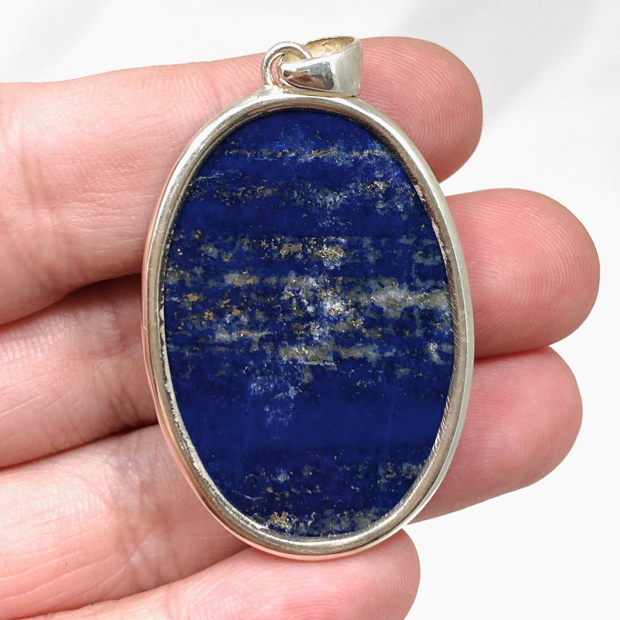 Lapis Lazuli Oval Pendant KPGJ3838 - Nature's Magick