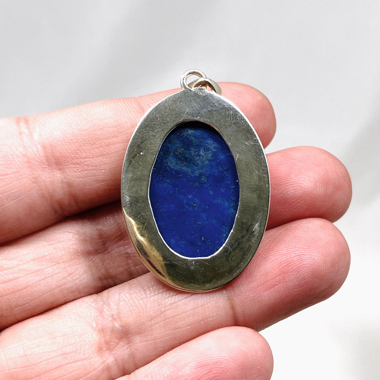 Lapis Lazuli Oval Pendant KPGJ3841 - Nature's Magick