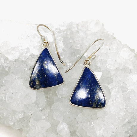 Lapis Lazuli Triangular Earrings KEGJ1334 - Nature's Magick