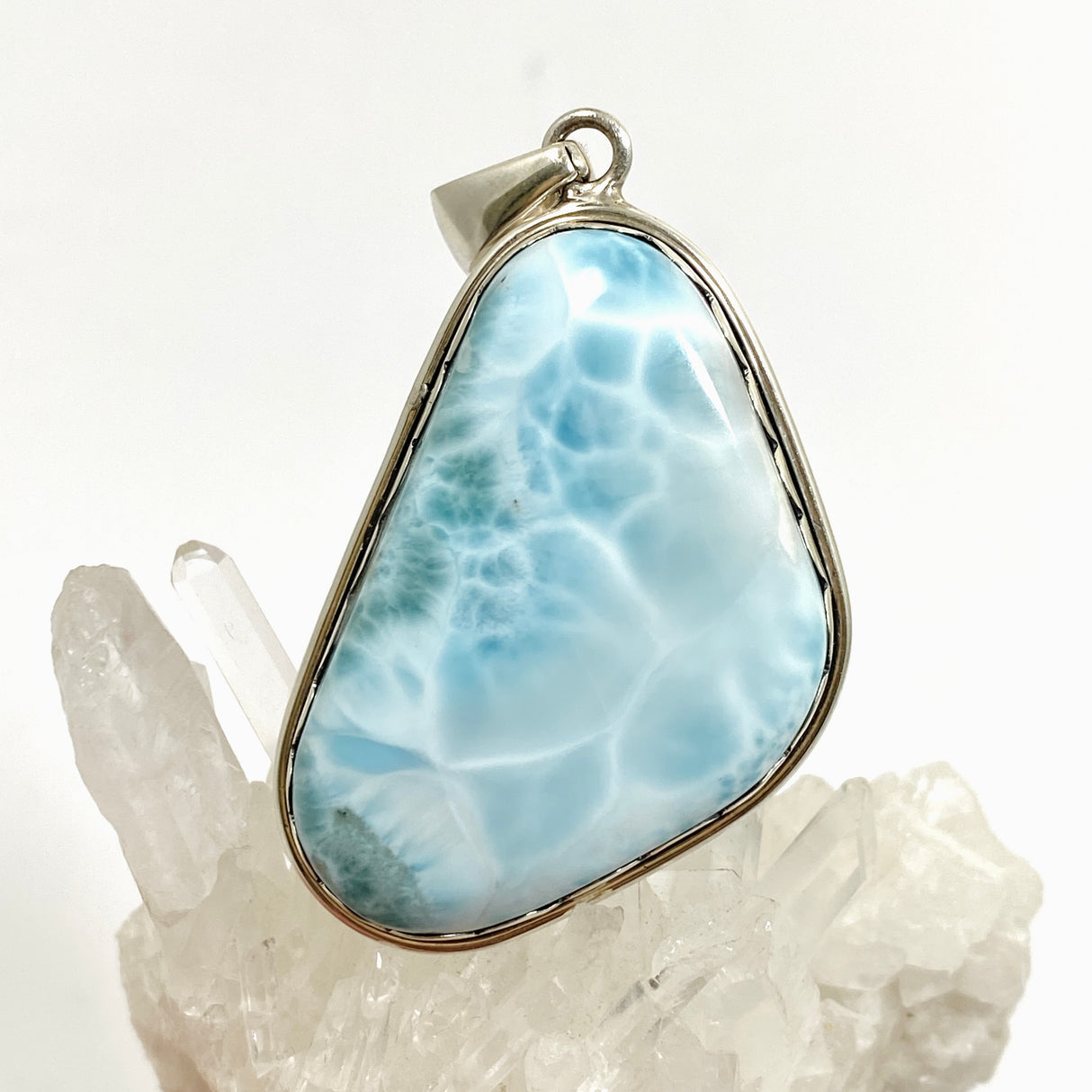 Larimar Freeform Cabochon Pendant THP-07