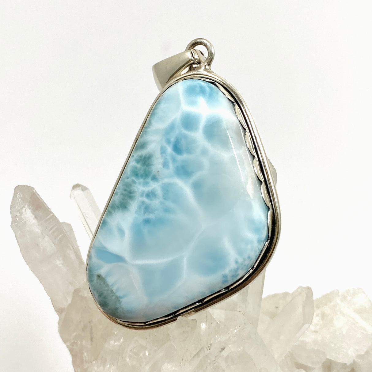Larimar Freeform Cabochon Pendant THP-07