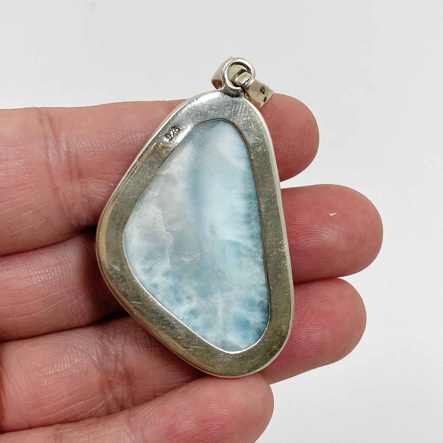 Larimar Freeform Cabochon Pendant THP-07