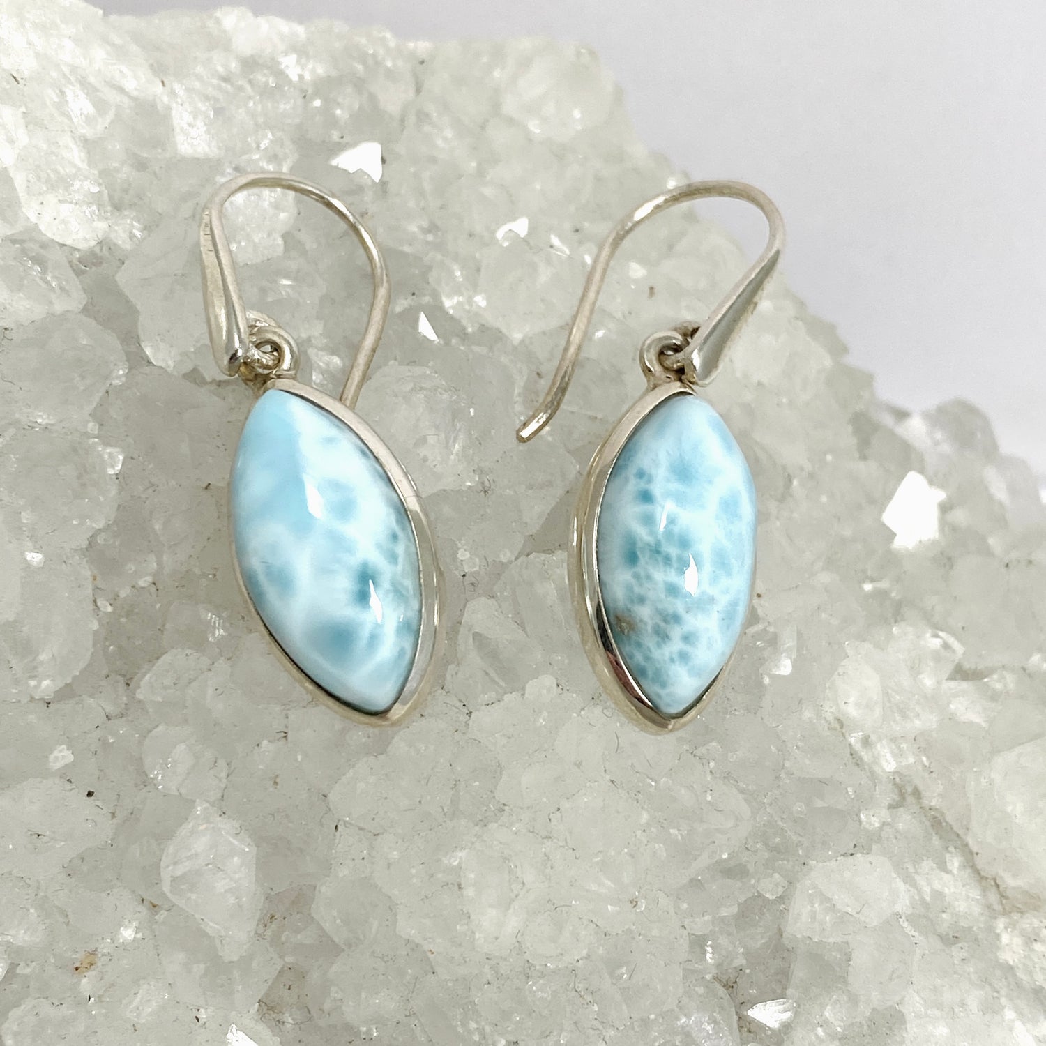 Larimar Marquise Cabochon Earrings PEGJ290