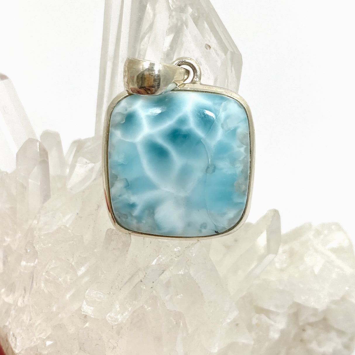 Larimar Square Cabochon Pendant PPGJ873