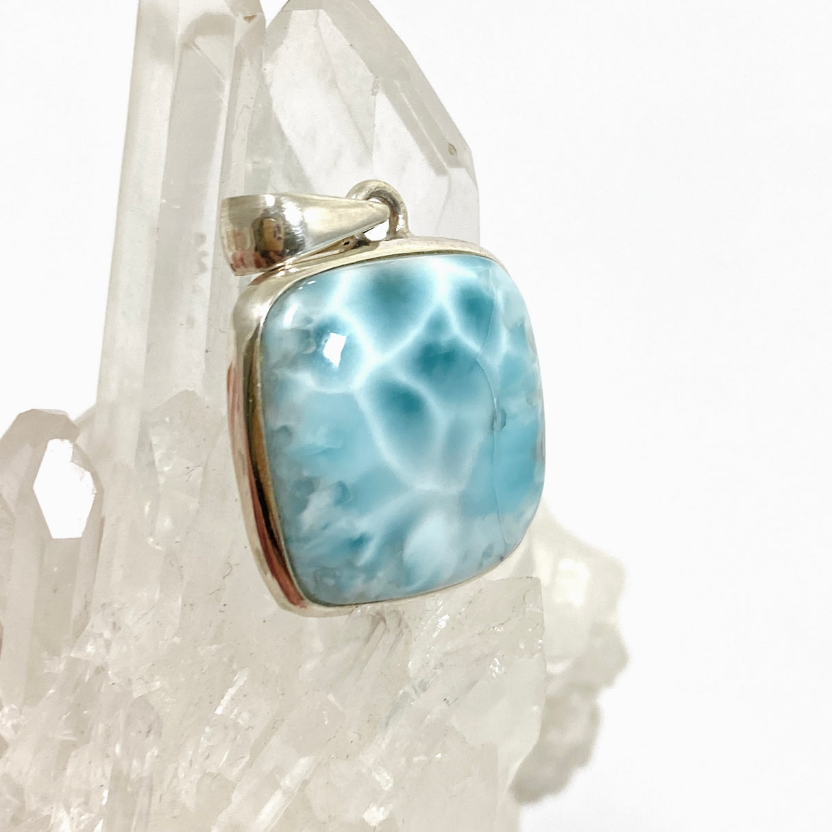 Larimar Square Cabochon Pendant PPGJ873