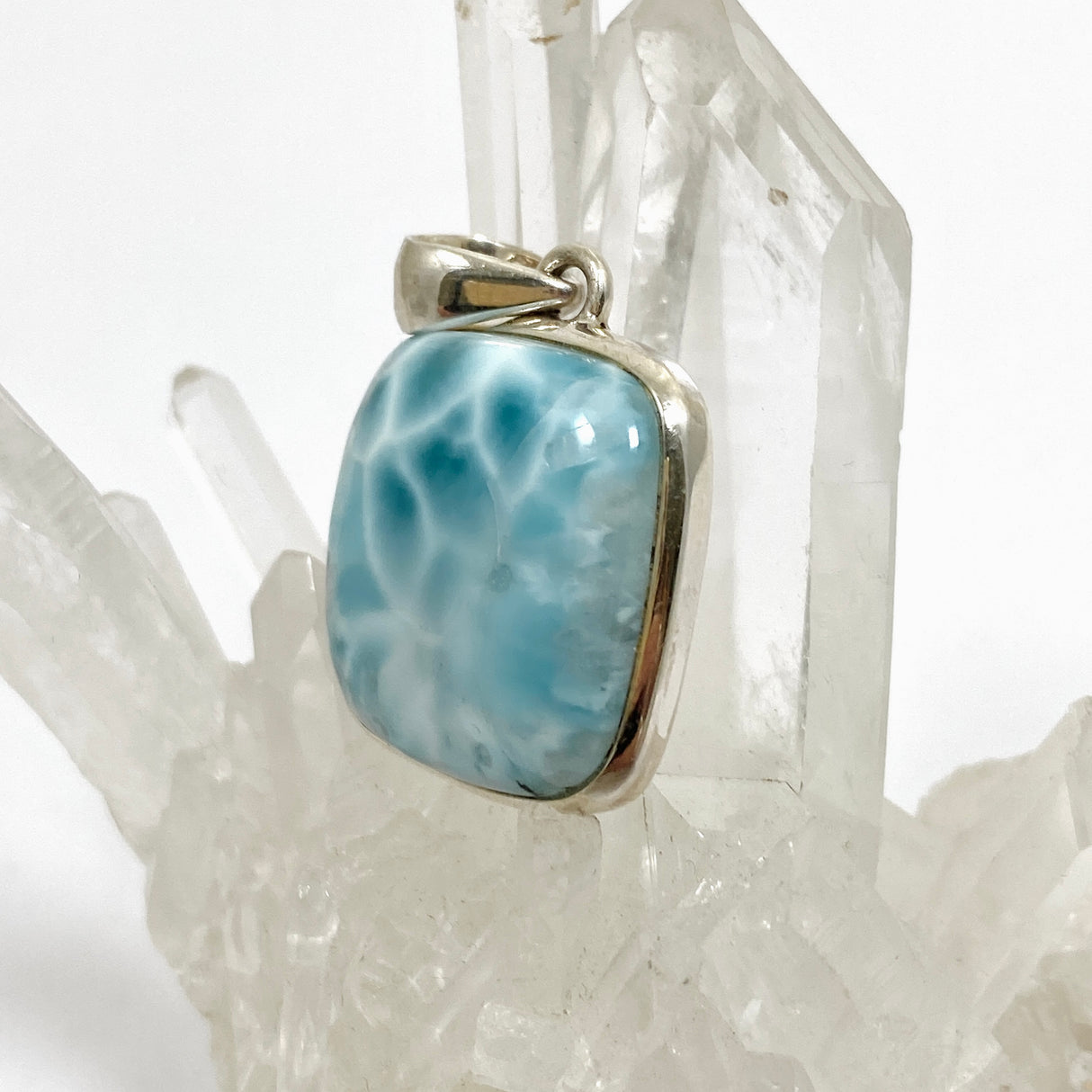 Larimar Square Cabochon Pendant PPGJ873