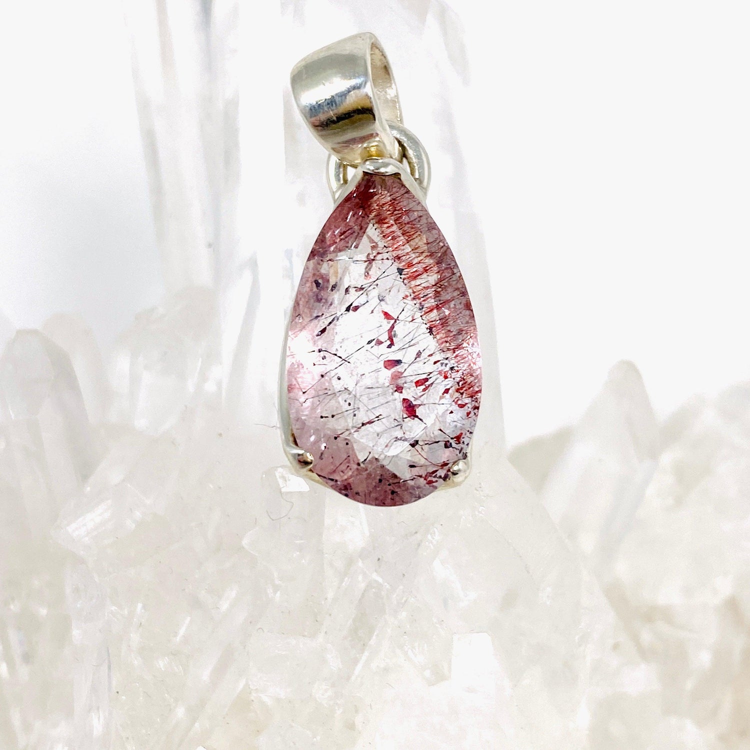 Lepidocrocite Teardrop Faceted Pendant PPGJ470 - Nature's Magick