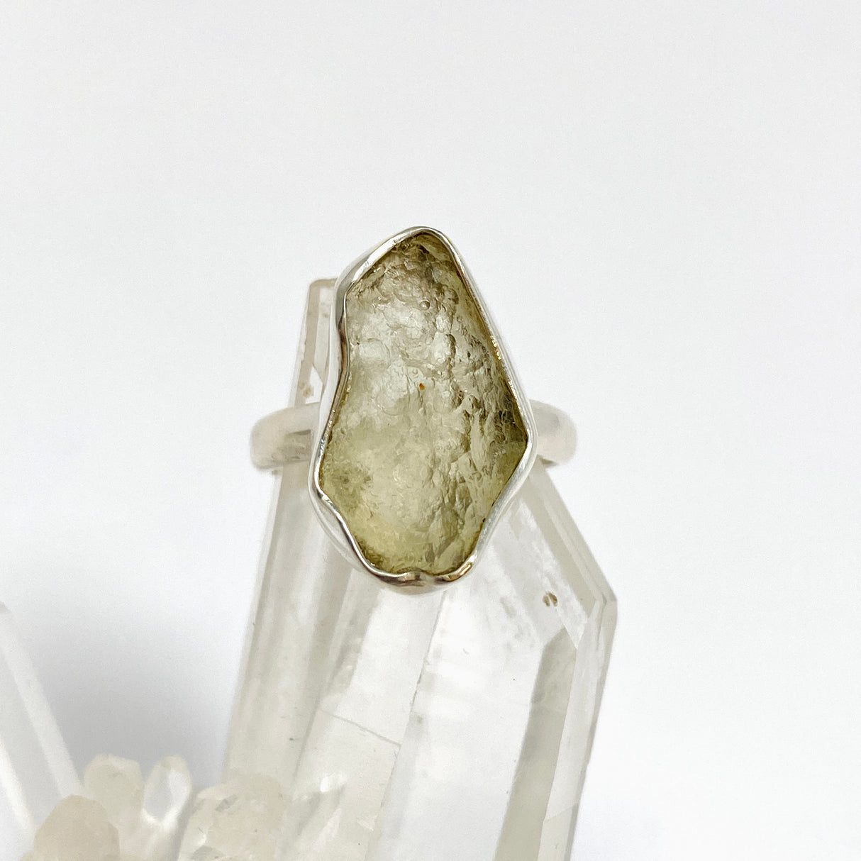 Libyan Desert Glass Ring Size 6 BTR-20