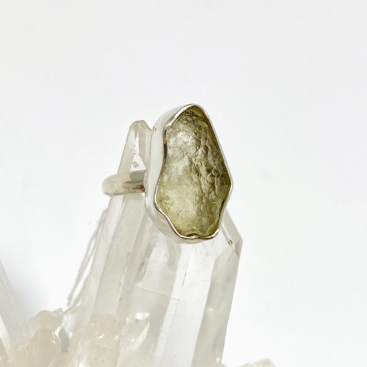 Libyan Desert Glass Ring Size 6 BTR-20