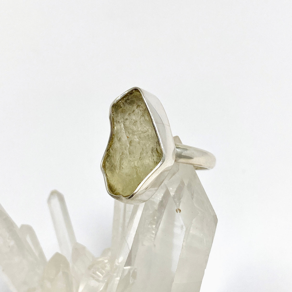 Libyan Desert Glass Ring Size 6 BTR-20