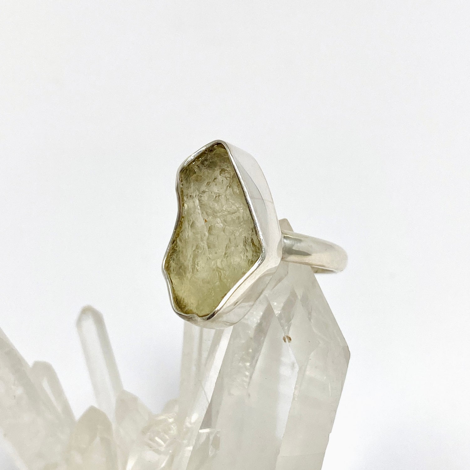 Libyan Desert Glass Ring Size 6 BTR-20