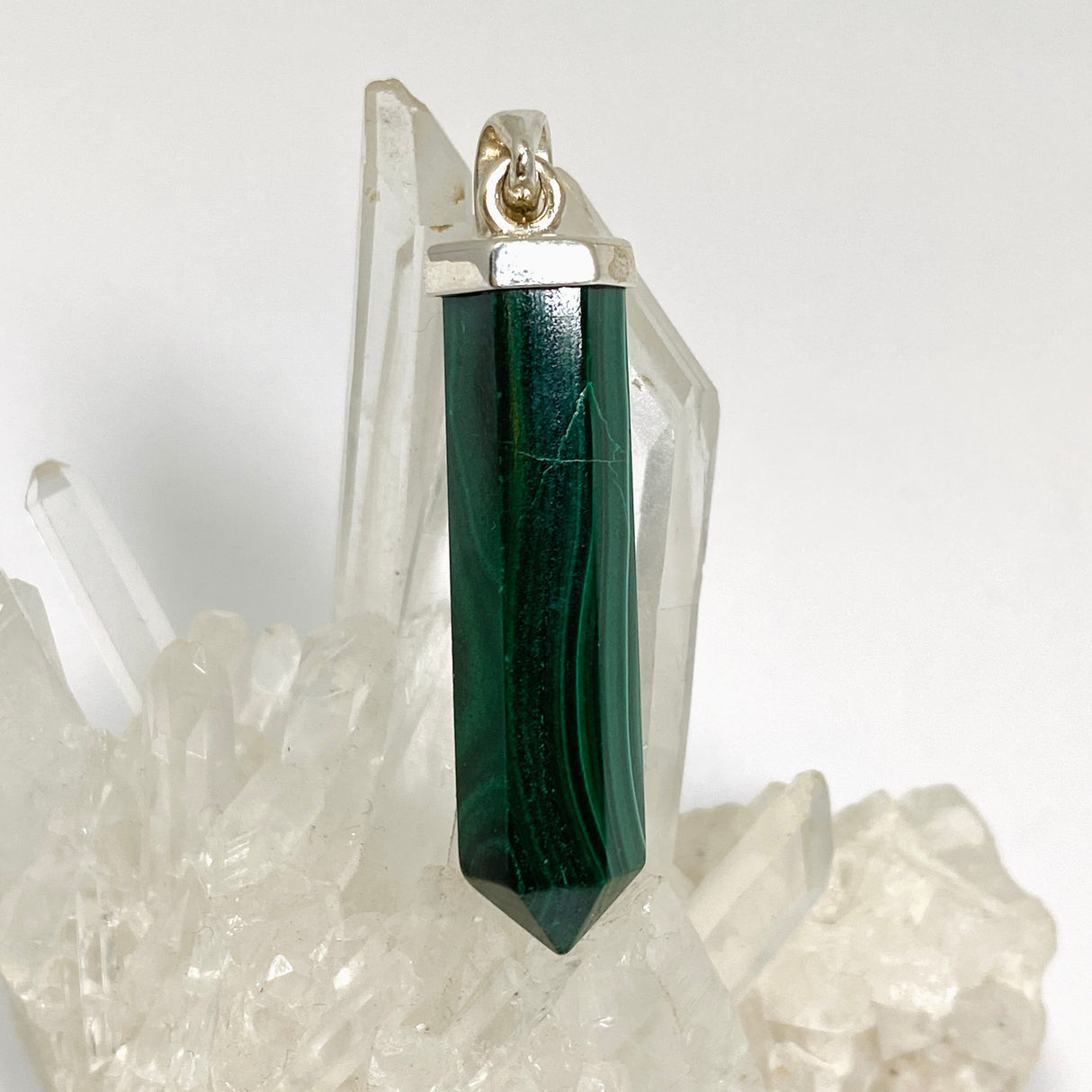 Malachite Capped Point Pendant PPGJ1242