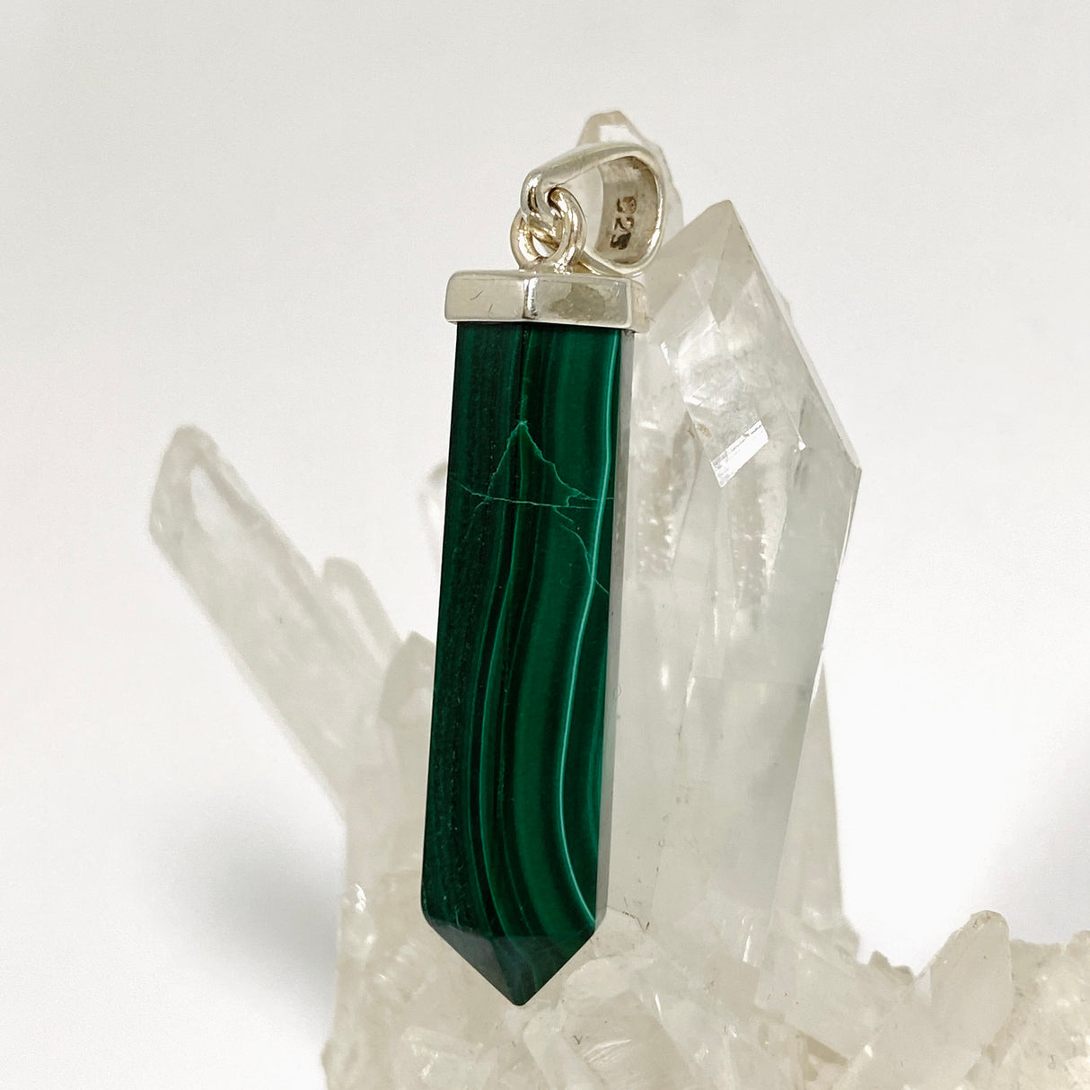 Malachite Capped Point Pendant PPGJ1242