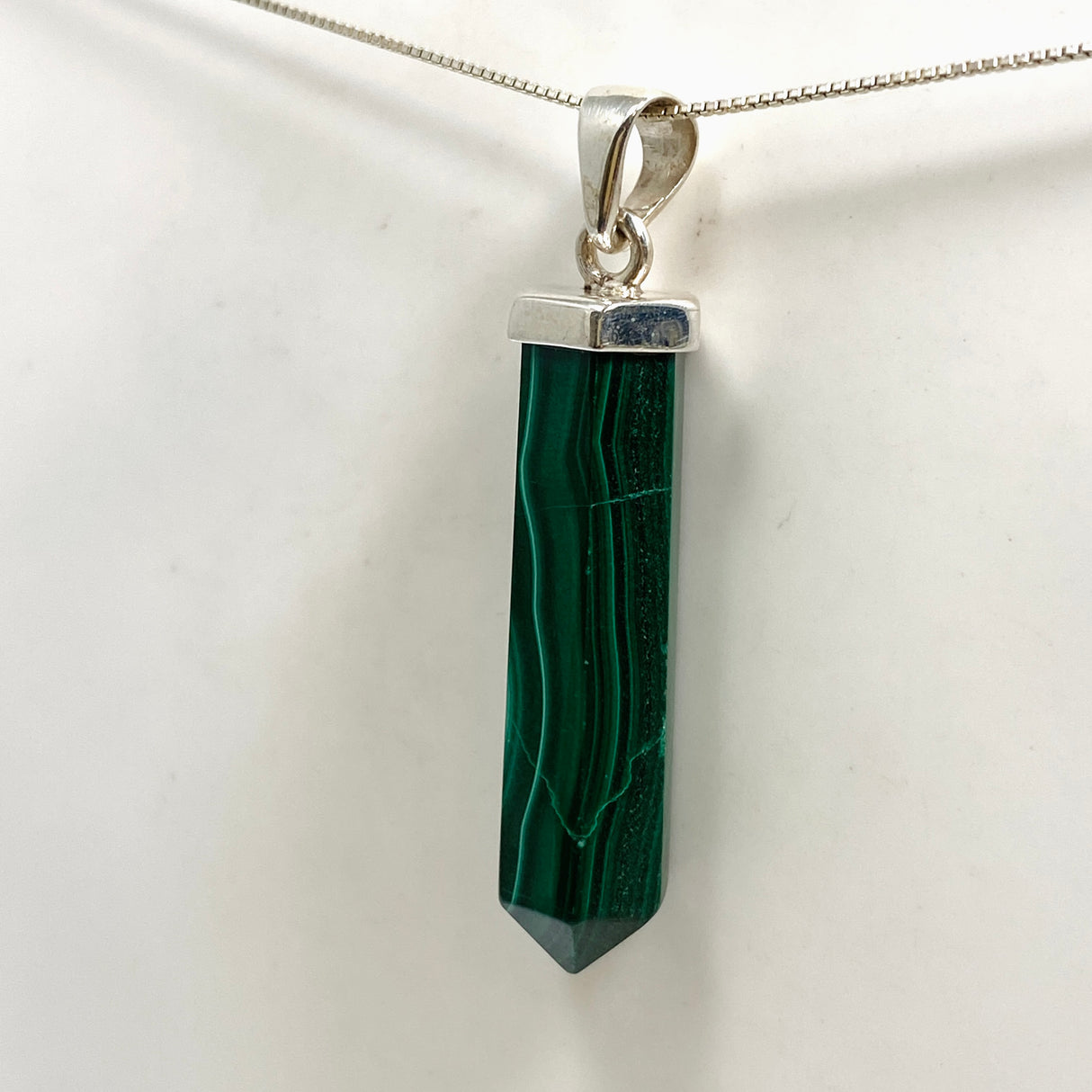 Malachite Capped Point Pendant PPGJ1242