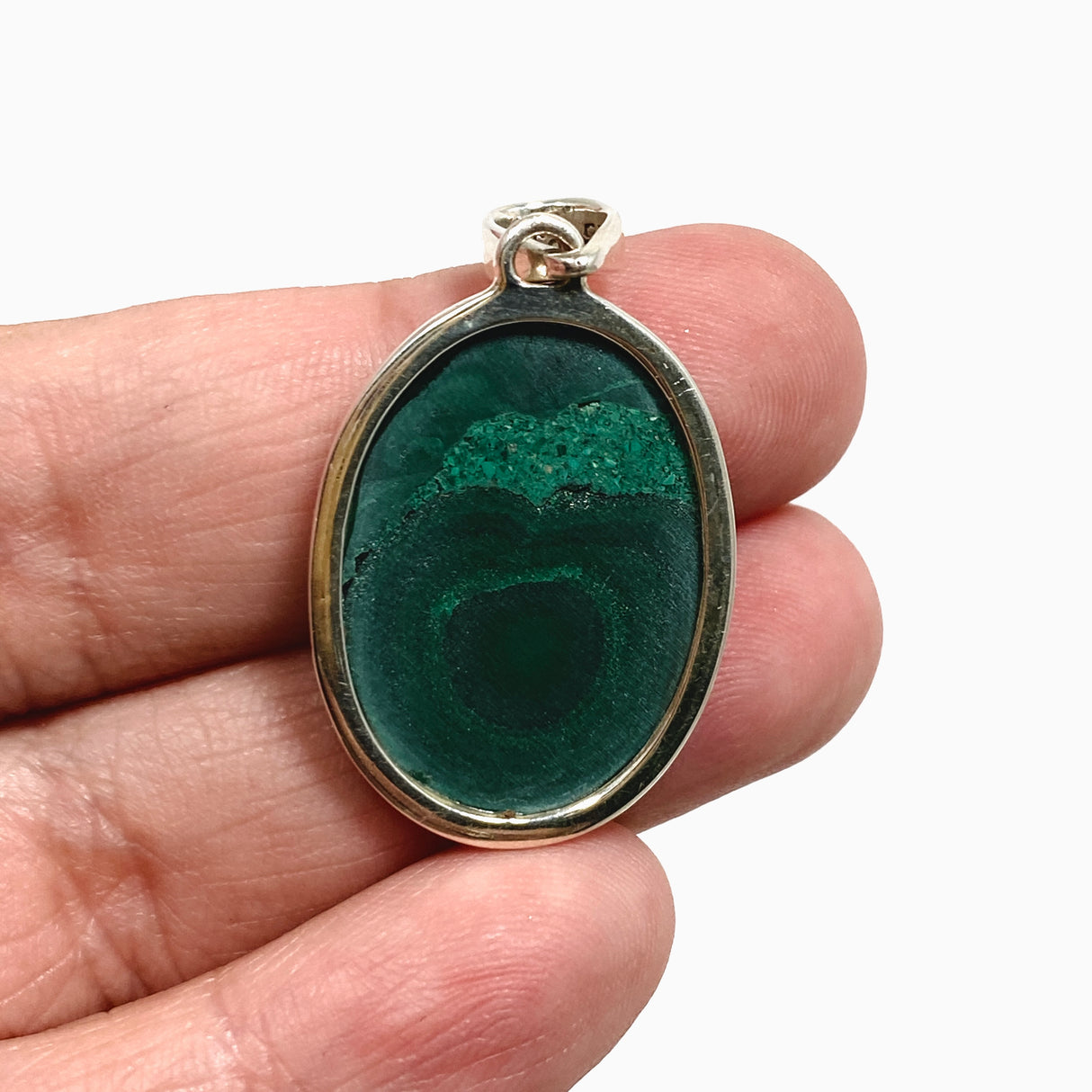 Malachite Oval Cabochon Pendant PPGJ1151