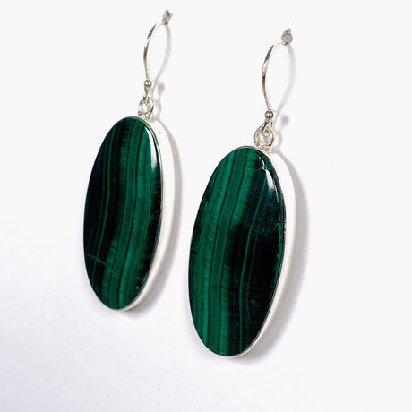 Malachite oval earrings KEGJ1340