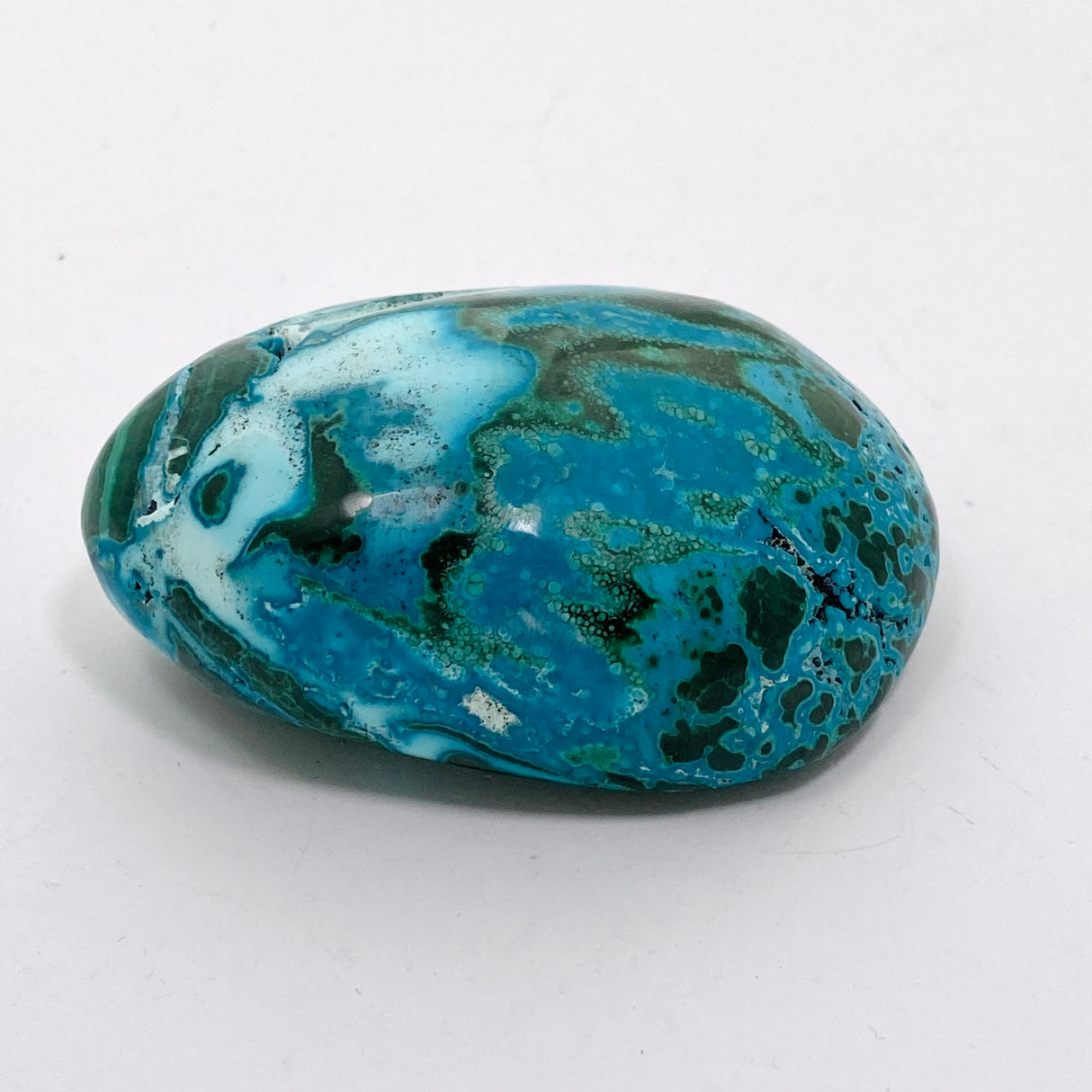 Malacholla (Malachite and Chrysocolla) Polished Freeform - Congo CR3750