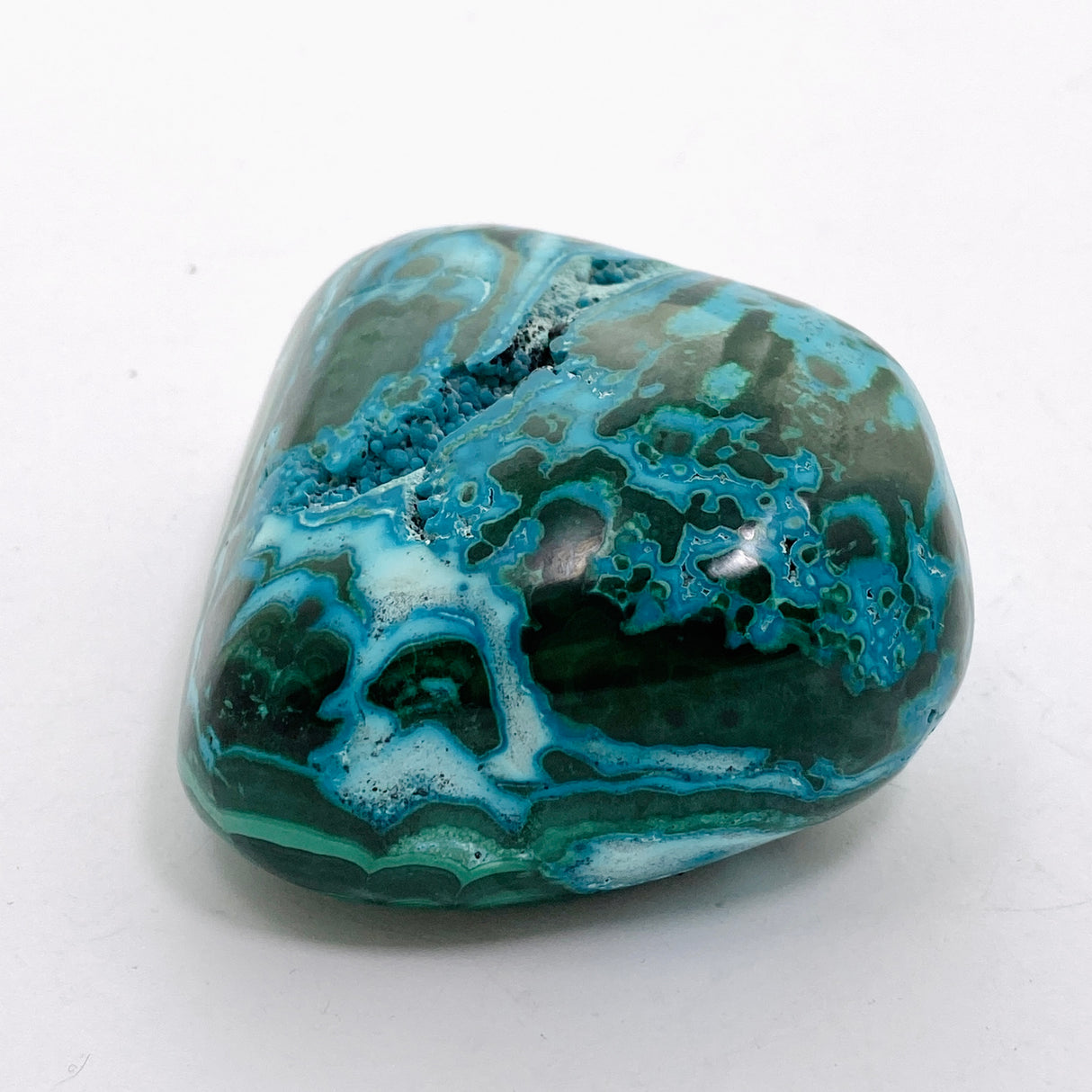 Malacholla (Malachite and Chrysocolla) Polished Freeform - Congo CR3751