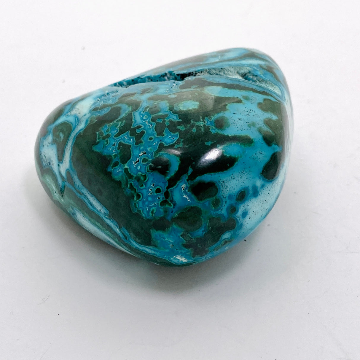 Malacholla (Malachite and Chrysocolla) Polished Freeform - Congo CR3751