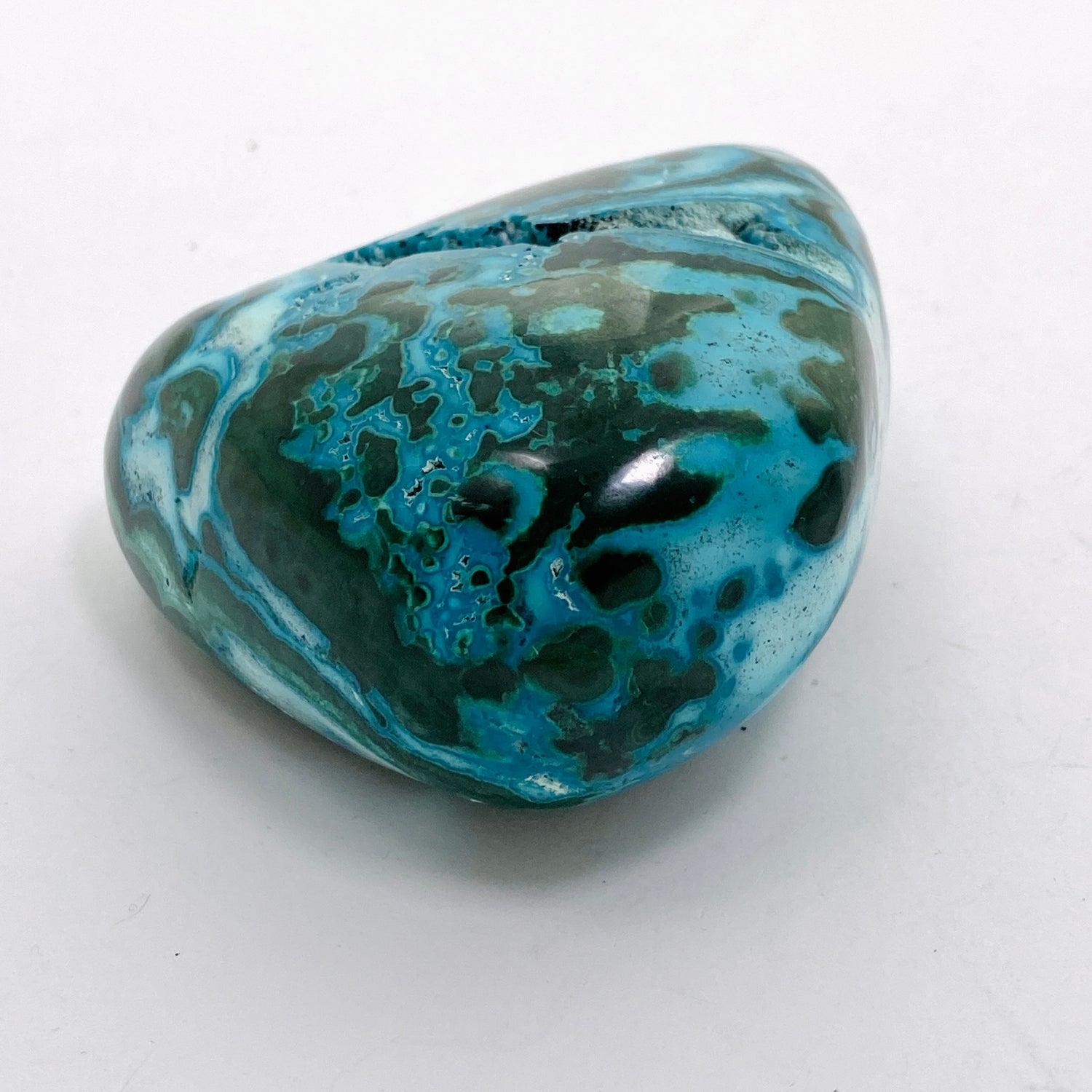 Malacholla (Malachite and Chrysocolla) Polished Freeform - Congo CR3751