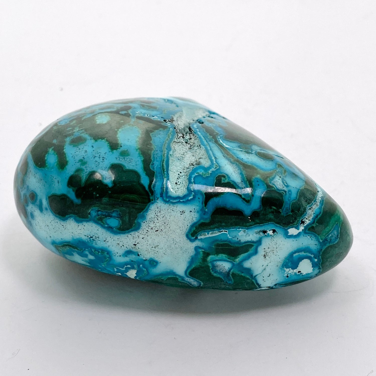 Malacholla (Malachite and Chrysocolla) Polished Freeform - Congo CR3751