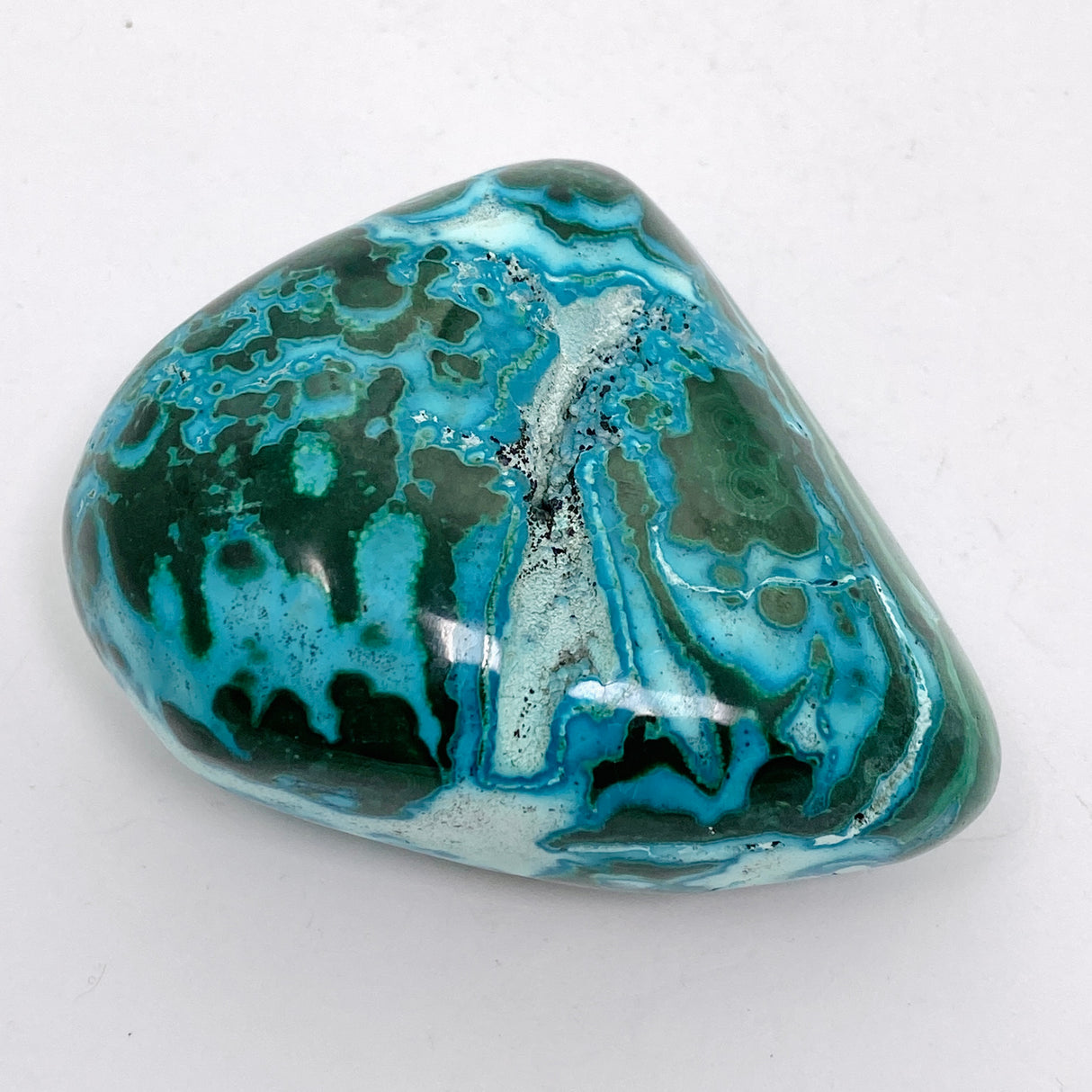 Malacholla (Malachite and Chrysocolla) Polished Freeform - Congo CR3751