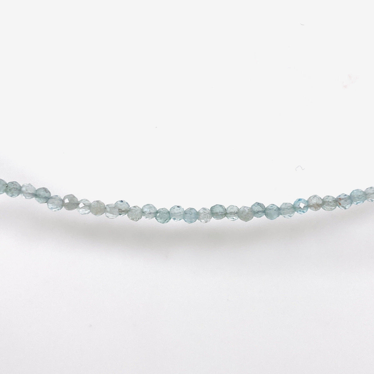 Micro Bead Necklace - Aquamarine - Nature's Magick