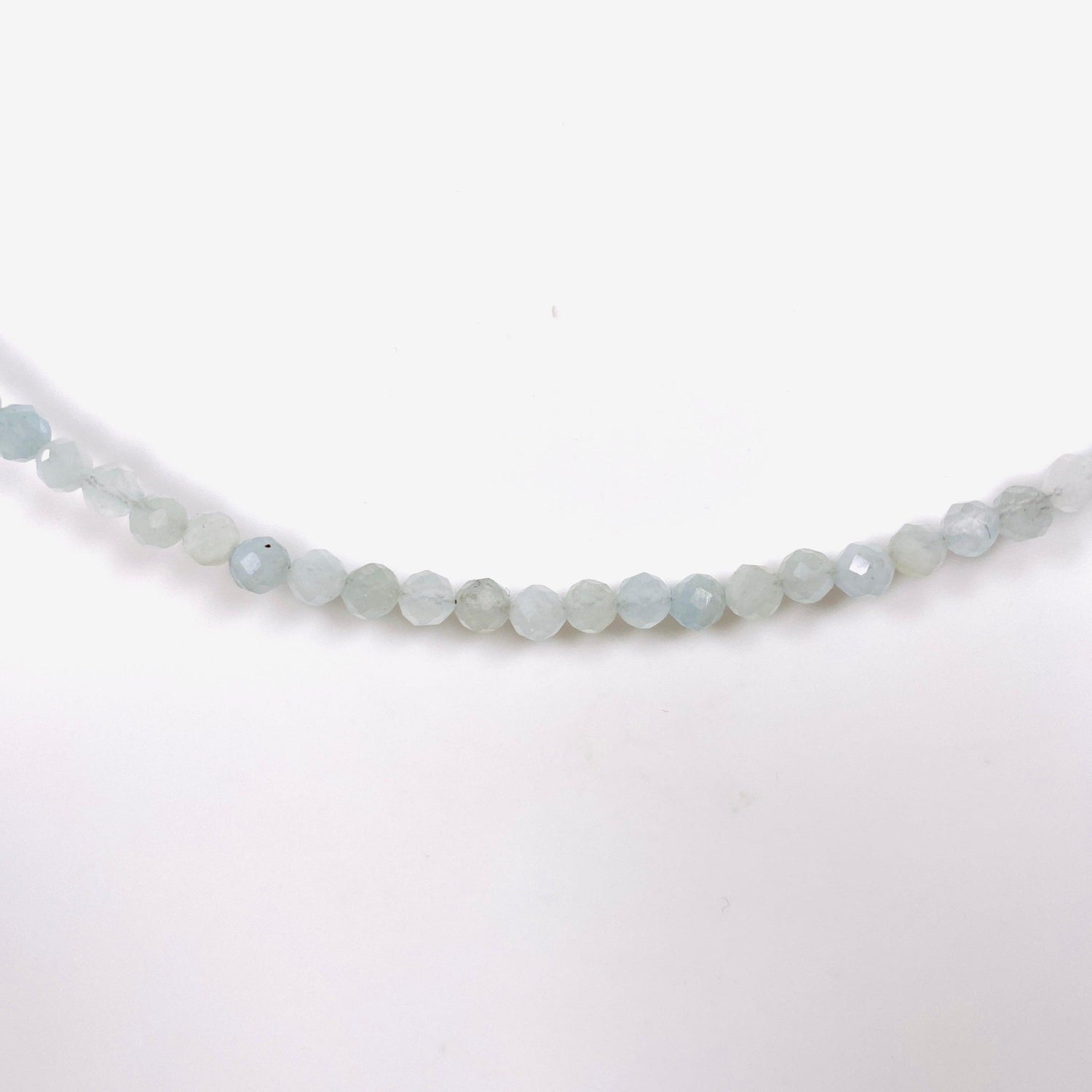 Micro Bead Necklace - Aquamarine - Nature's Magick