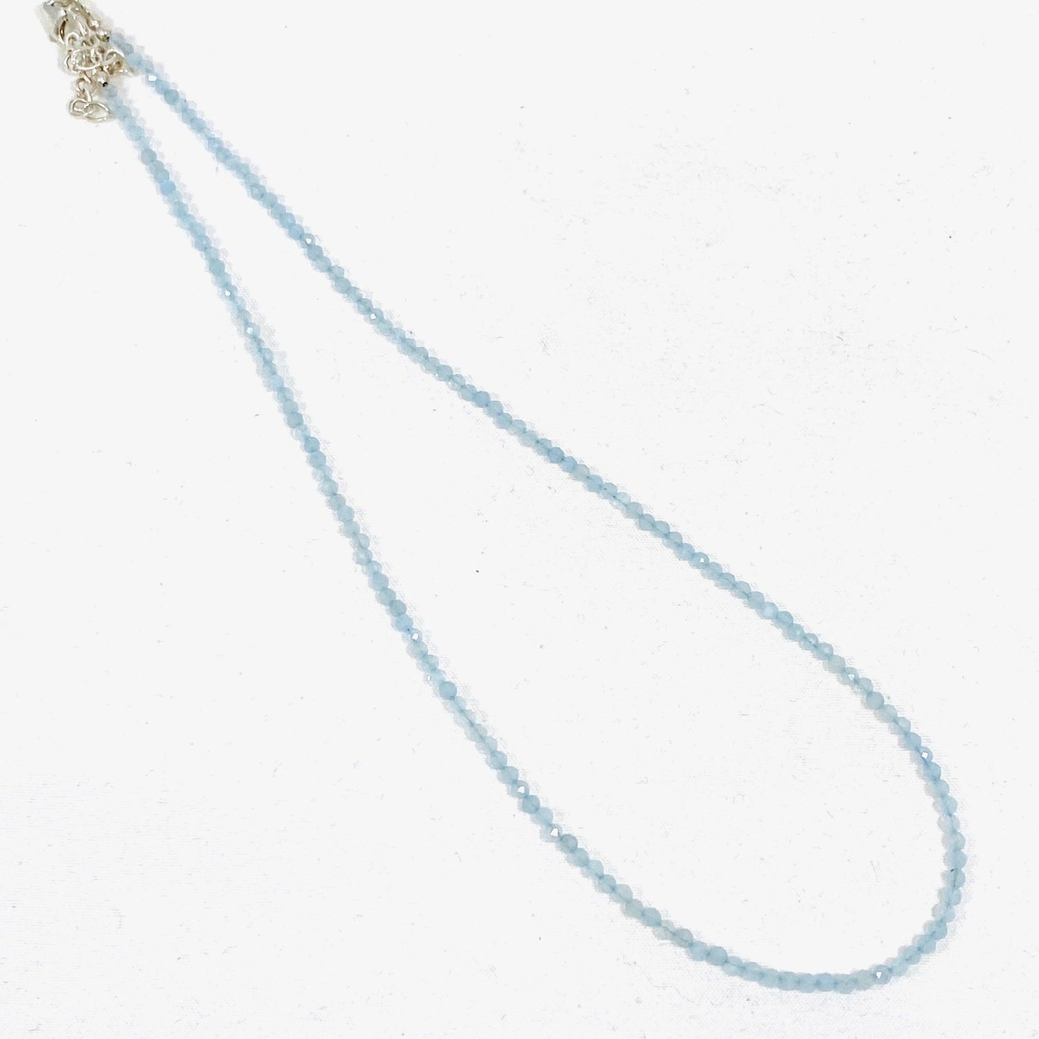 Micro Bead Necklace - Aquamarine - Nature's Magick
