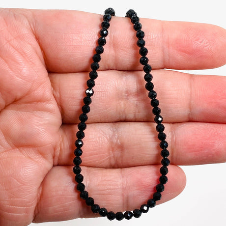 Micro Bead Necklace - Black Spinel - Nature's Magick