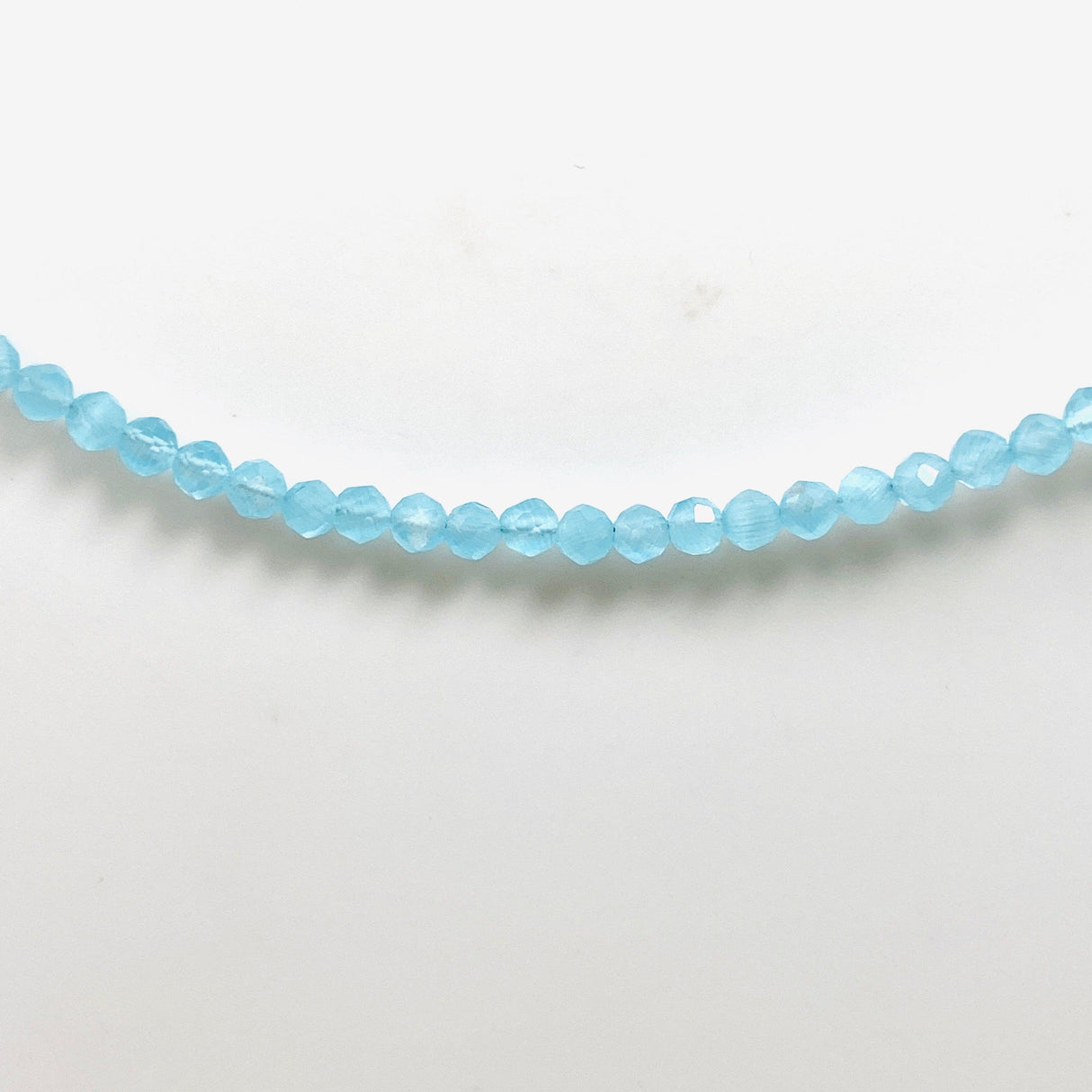 Micro Bead Necklace - Blue Chalcedony - Nature's Magick
