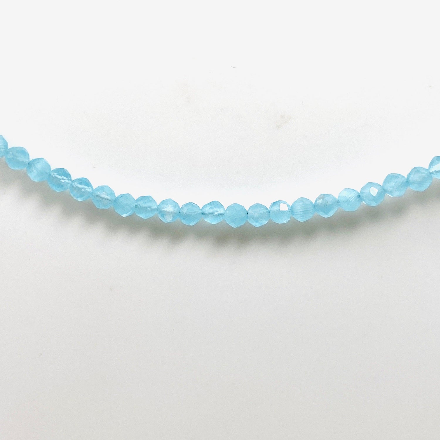Micro Bead Necklace - Blue Chalcedony - Nature's Magick
