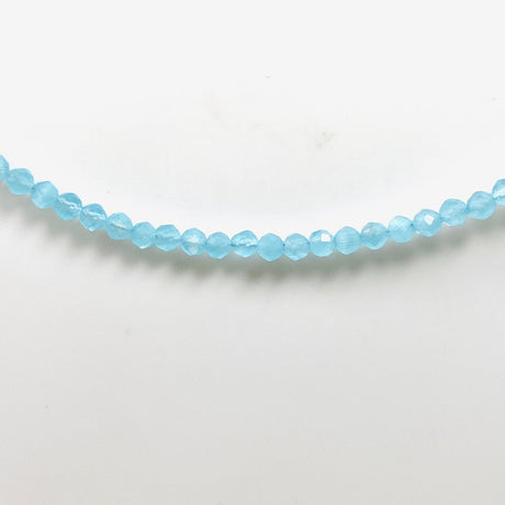 Micro Bead Necklace - Blue Chalcedony - Nature's Magick