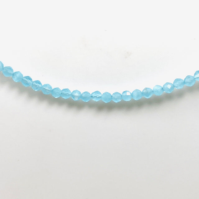 Micro Bead Necklace - Blue Chalcedony - Nature's Magick